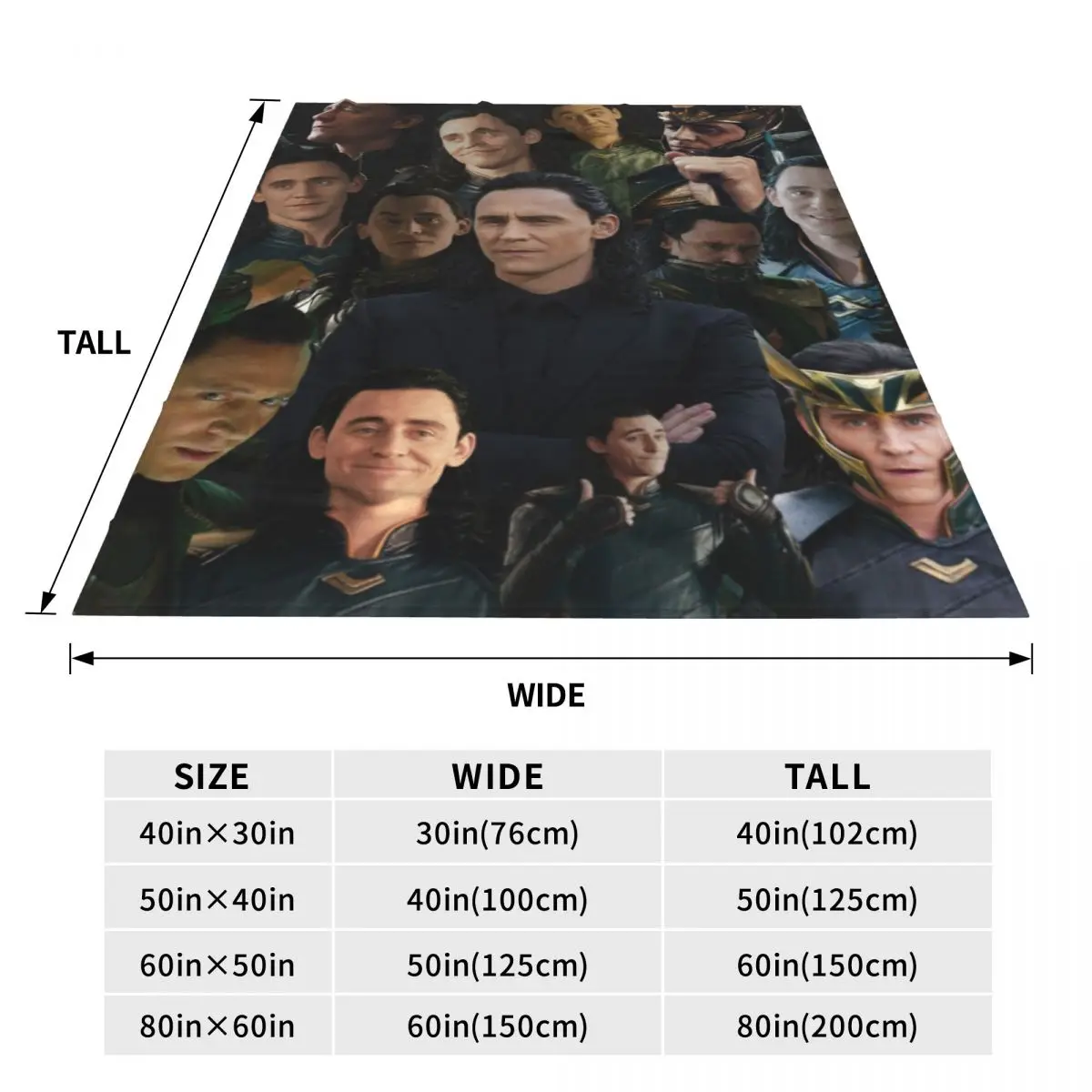 Tom Hiddleston Collage Blanket Actor Picnic Flannel Throw Blanket Soft Durable Outdoor Custom DIY Bedspread Gift