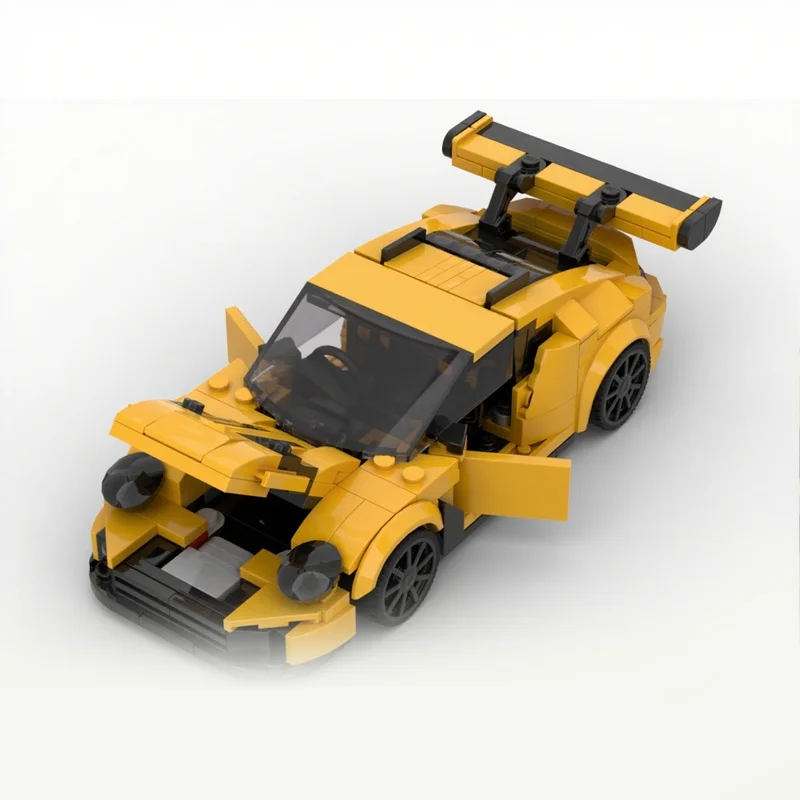 391 قطعة MOC وزارة الدفاع في نهاية المطاف بورشيد RS مدينة نموذج هدية الكريسماس ألعاب مكعبات البناء البناء لتقوم بها بنفسك فكرة الإبداعية عيد ميلاد