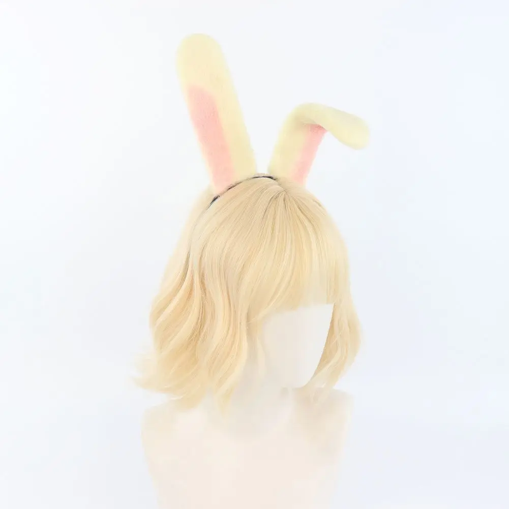 Kawaii Chiikawa Furry Ear Hair Clips - Usagi/Momonga Cosplay Ear Clips, Blue Anime Hachiware Cos Hair Accessories for Cos Events