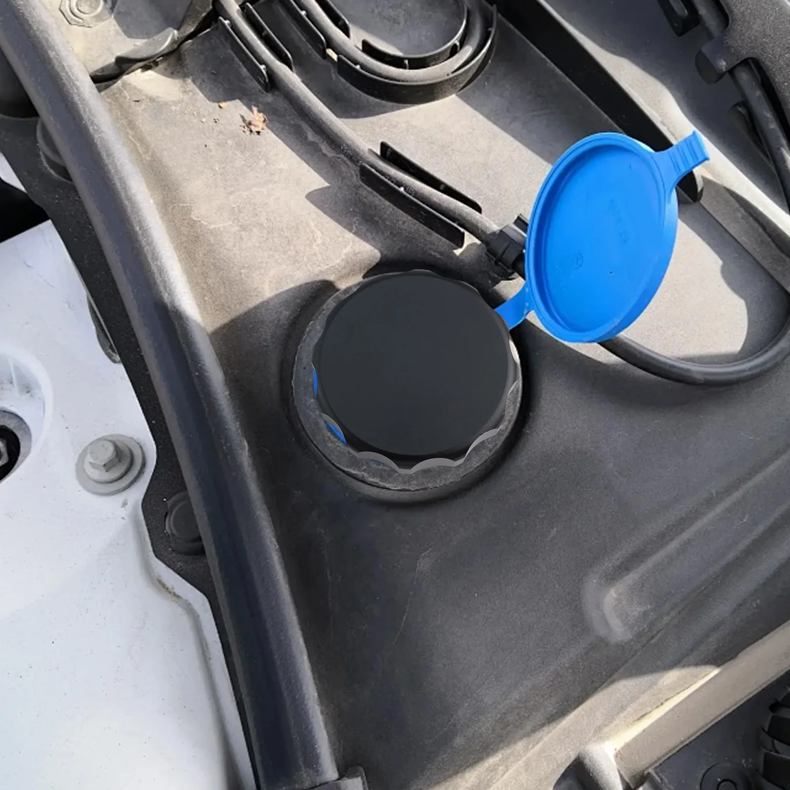Precision Machined for aluminium Filler Neck & Cap Enhance the Functionality of Your Coolant Tank Black Finish