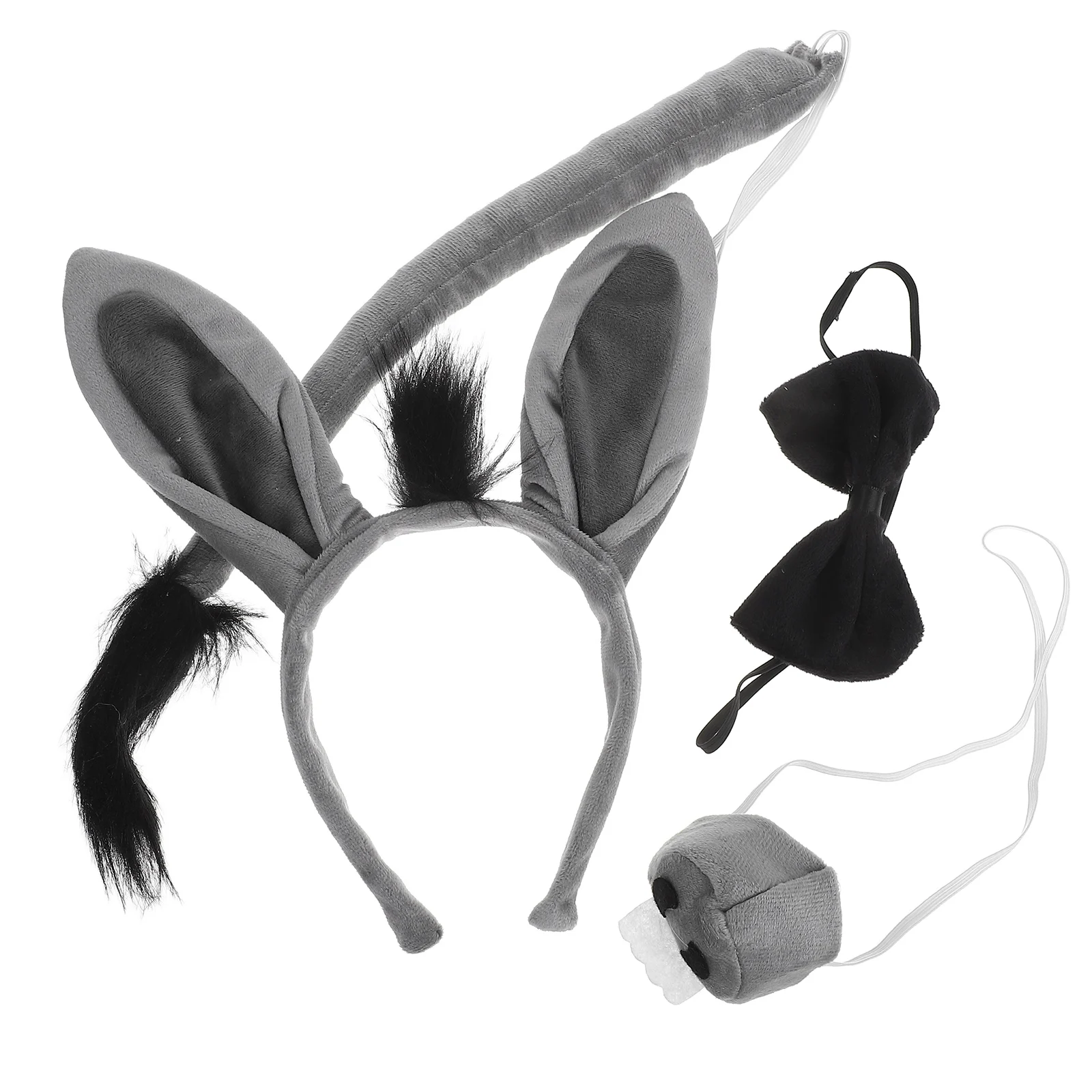 

Children's Animal Hairband Fancy Dress Kit Athletic Headbands Headdress Costume Character Fabric Animals Adult Farm Party