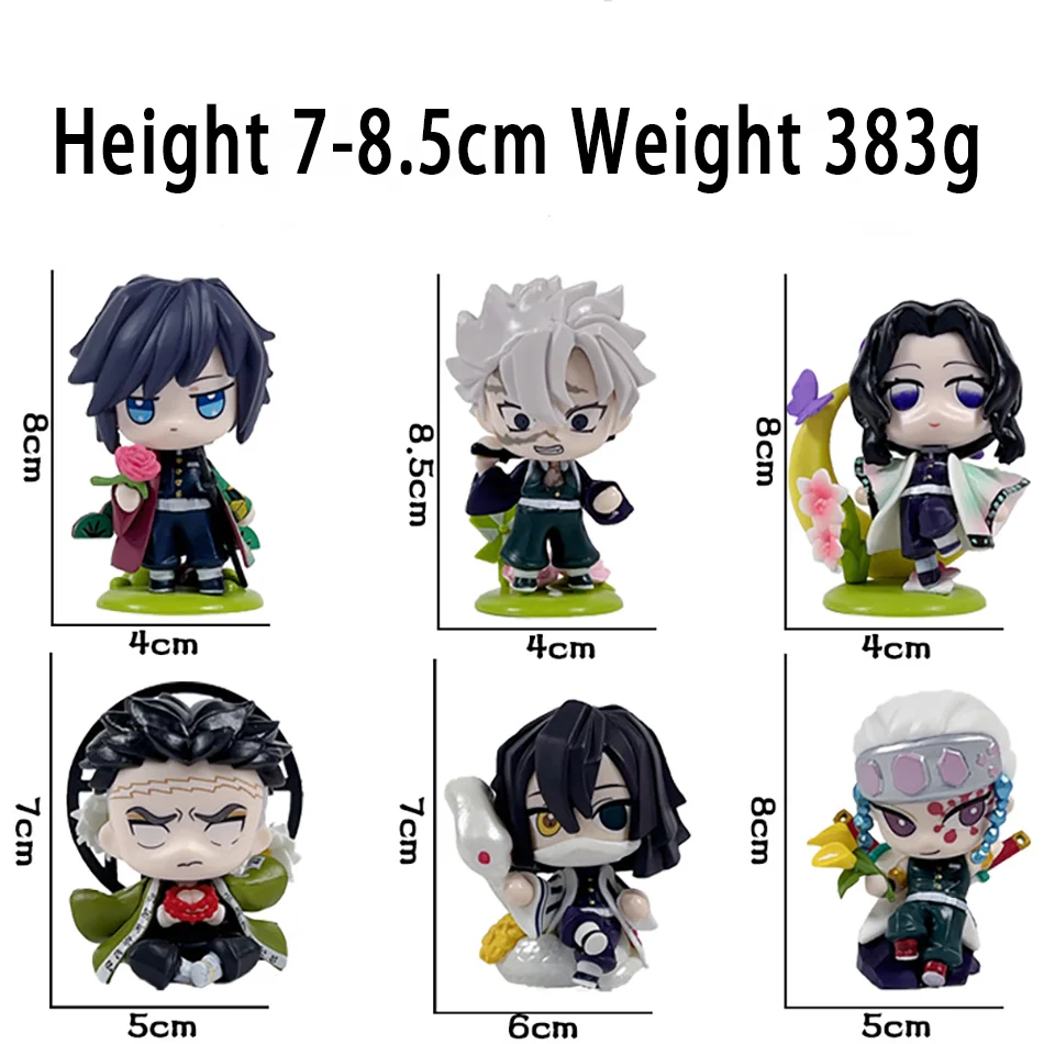 Demon Slayer Tanjiro Kamado Nezuko anime cartoon figure scatola cieca creativa statua personalizzata modello ornamento confezione regalo a sorpresa
