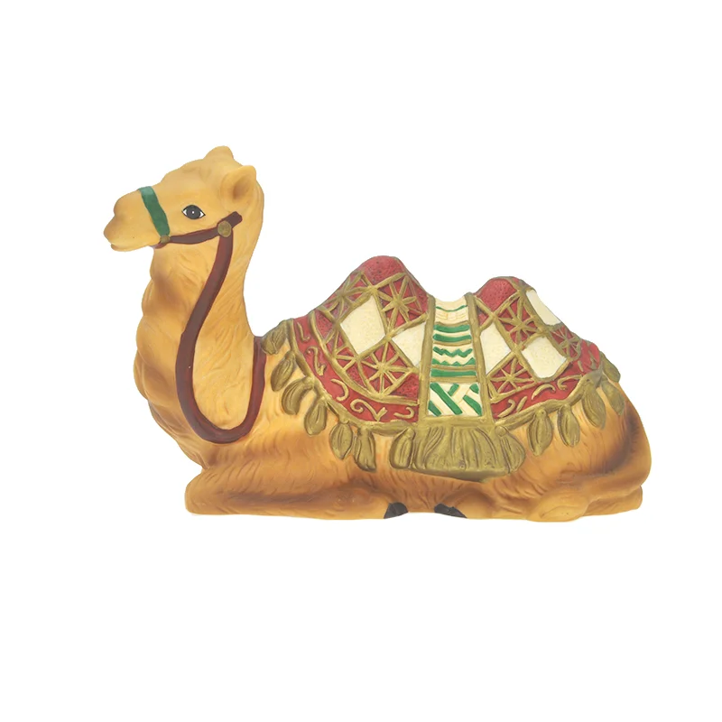 

Милая фигурка верблюда, украшения для домашнего рабочего стола, керамические изделия ручной работы, украшения в виде животных, подарки