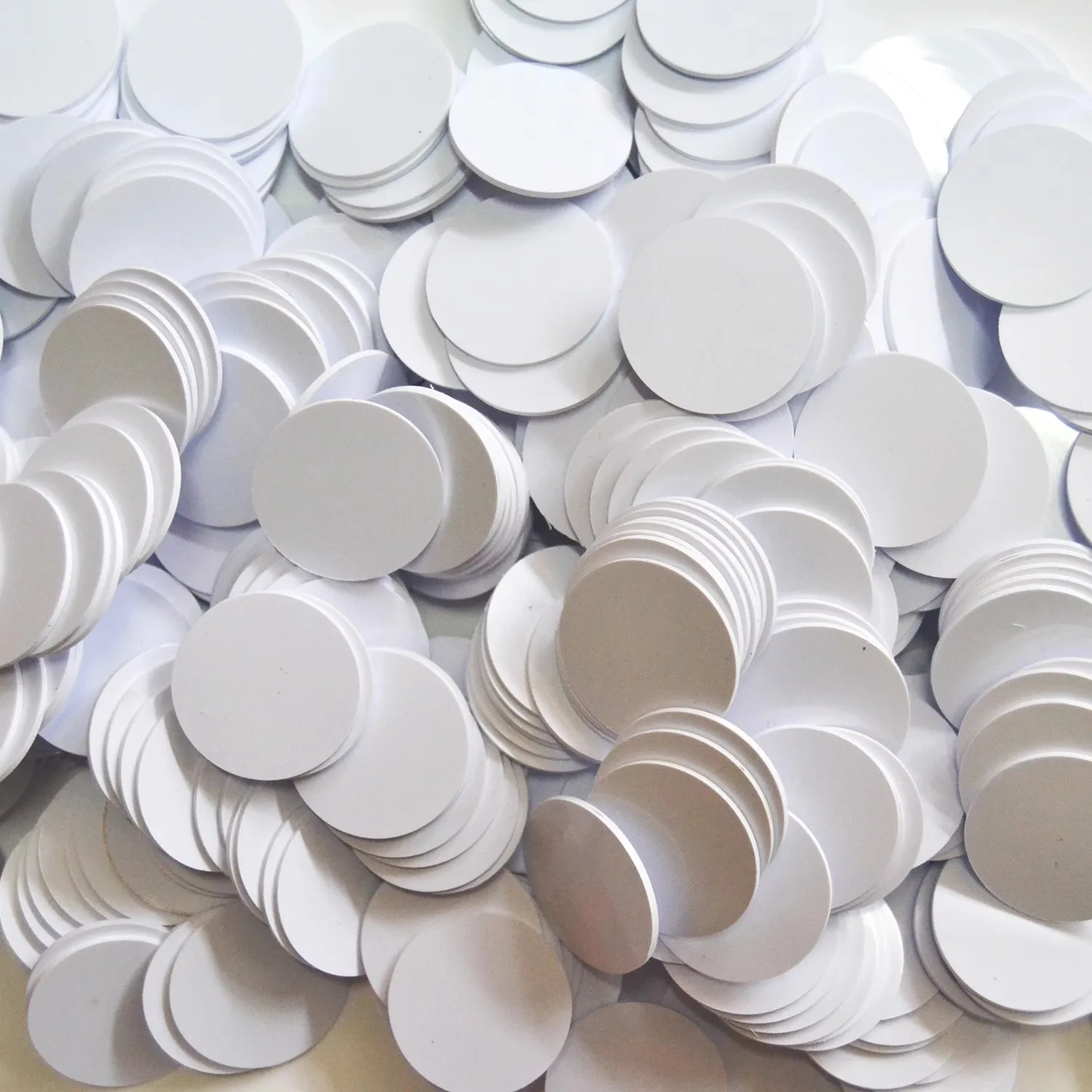 10Pcs TK4100 EM4100 125KHz RFID EM ID Smart Card Tag Token Key Chain Keyfob Coin Circular Read Only With Sticker