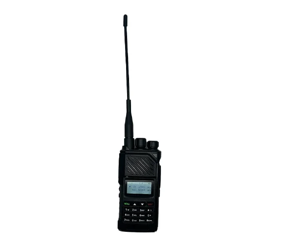 HX-GP629 Walkie Talkie 7W UHF/VHF 4-Band One-Key Pairing Channel Scan Color Display Large-Capacity Battery Built-in Flashlight
