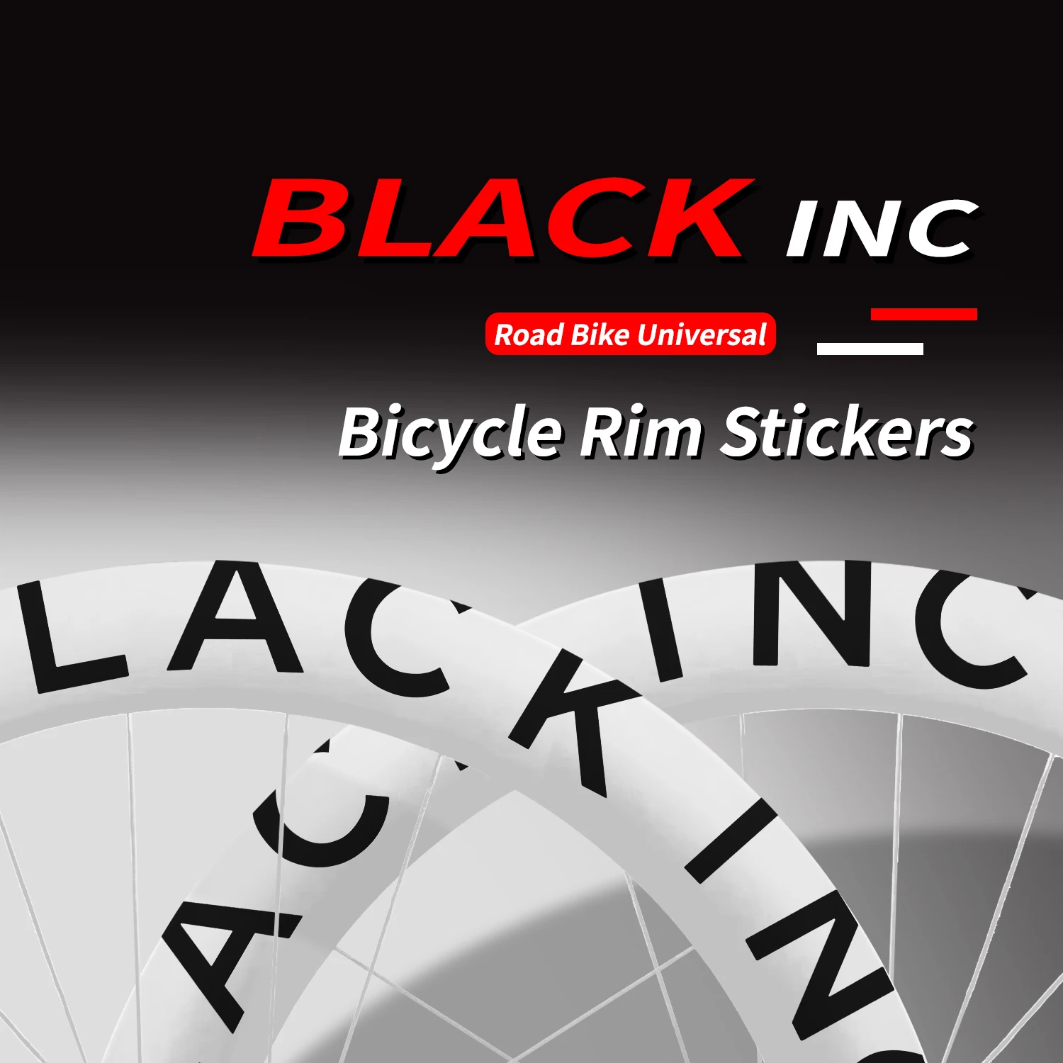 AliExpress NONE Bike Wheel Stickers - Rainbow Spoke Design, Durable PVC Decals for Bicycle, Laptop, Helmet - Vibrant Colorful Patterns,