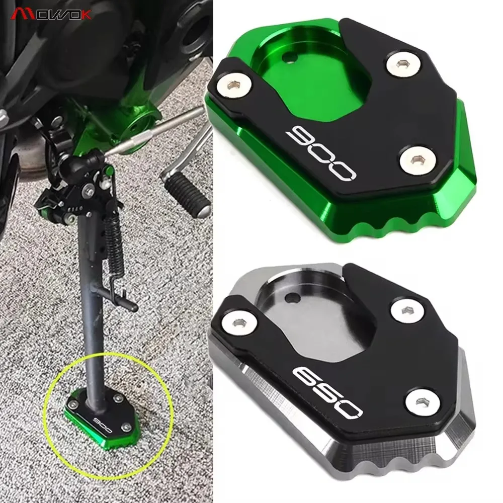 For Kawasaki Z900 Z650 Z800 Z900RS NINJA ZX6R 1000sx Motorcycle Kickstand Foot Enlarger Side Stand Extension Z 900 rs 800 650