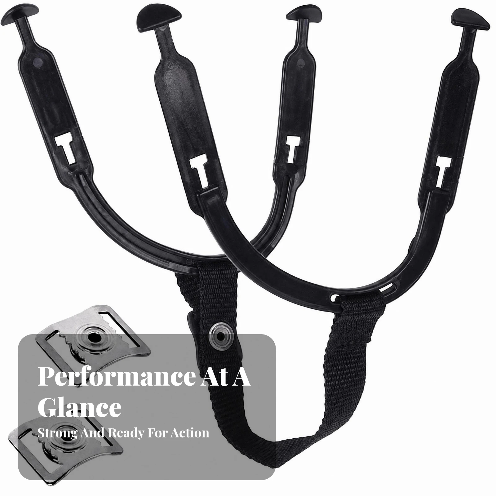 

Hockey Chin Strap Curved Hockey Helmet Chin Strap Repair Kit Sports Helmet Buckle Kit Long-Lasting Easy to Install