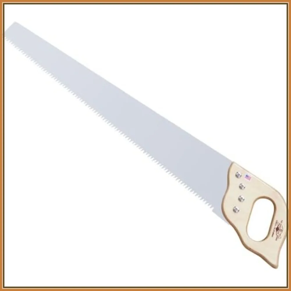 

30-Inch Western Log Saw with 4-TPI Blade for Wood Cutting, Lumber, Timber, Pruning, and Gardening