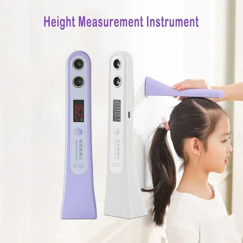 Digital Ultrasound Height Measuring Meter Smart Precision Height Measuring Tool Safety Accurate Children Electronic Height Ruler