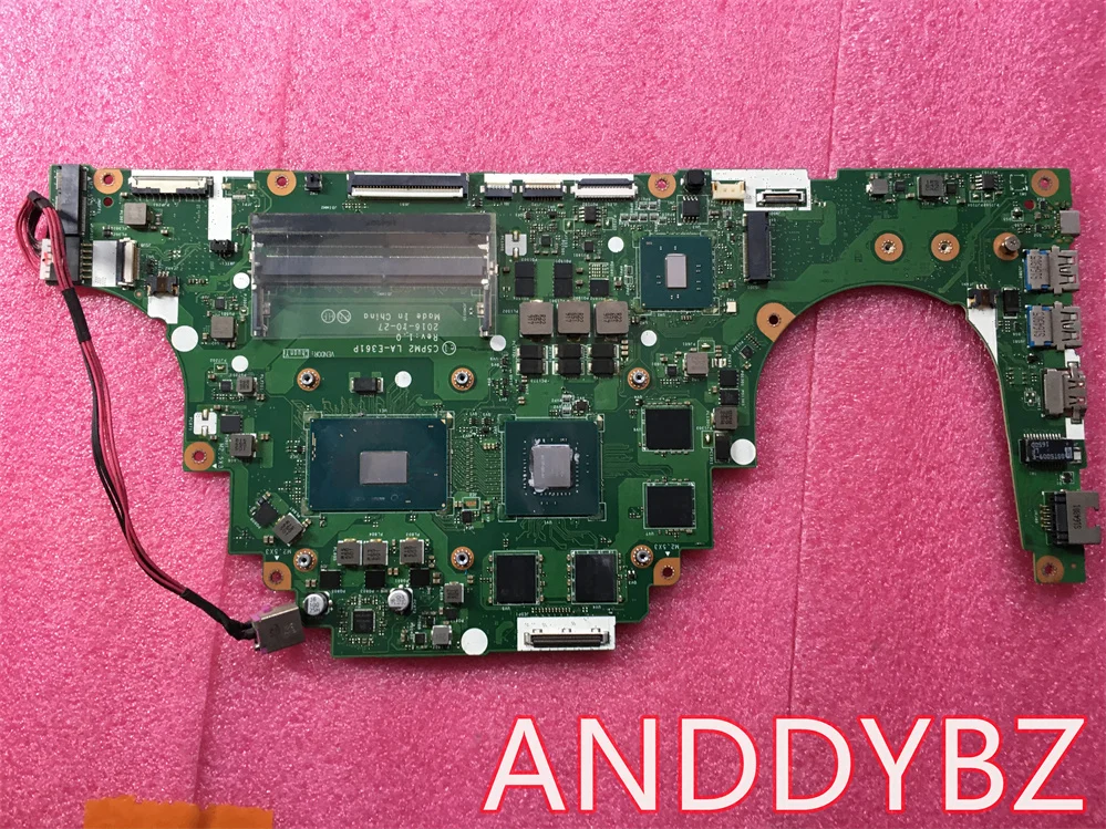 FOR Acer Aspire VX5-591G motherboard C5PM2 LA-E361P MBDUMMY003 NBGM211001 NBGM411001 motherboard N17P-G1-A1 4GB i5-7300HQ SR32S
