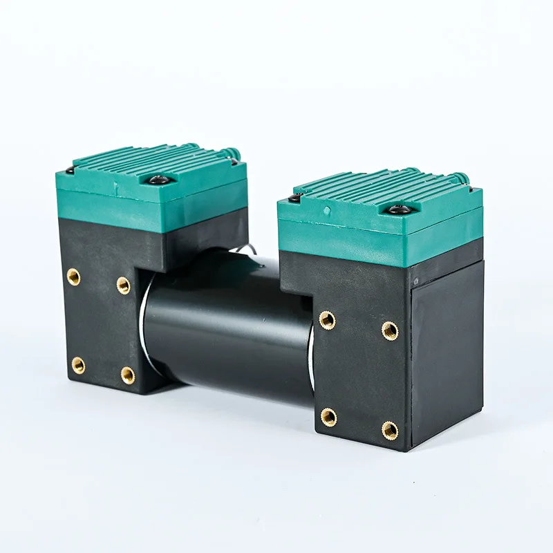 

Микродиафрагменный насос постоянного тока 220 В с двойной головкой Маленький воздушный насос 12 В Безмасляный бесшумный вакуумный насос