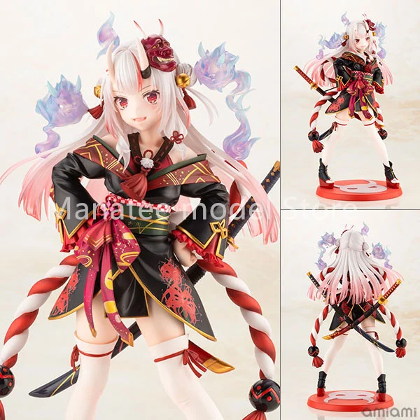 

﻿ Kotobukiya Original hololive production Nakiri Ayame 1/7 PVC Action Figure Anime Model Toys Collection Doll Gift