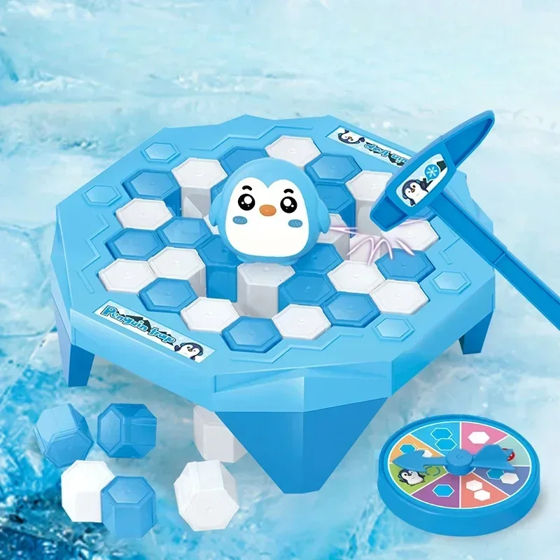 Save Penguin Knocking Ice Toy, Ice Breaker Knocking And Disassembling Wall Board Game Novelty Game Interactive Toy