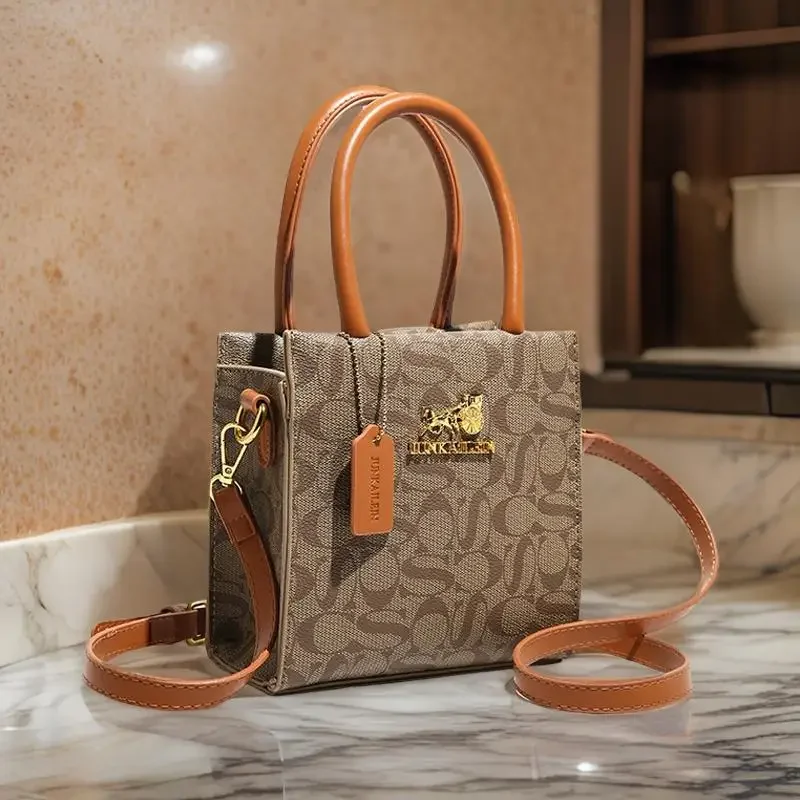 

Шикарная минималистичная винтажная сумка-мессенджер, женская высококачественная сумка через плечо, однотонная кожаная сумка-тоут