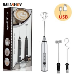 Wireless Milk Frothers Electric Handheld Blender With USB Electrical Mini Coffee Maker Whisk Mixer For Coffee Cappuccino Cream