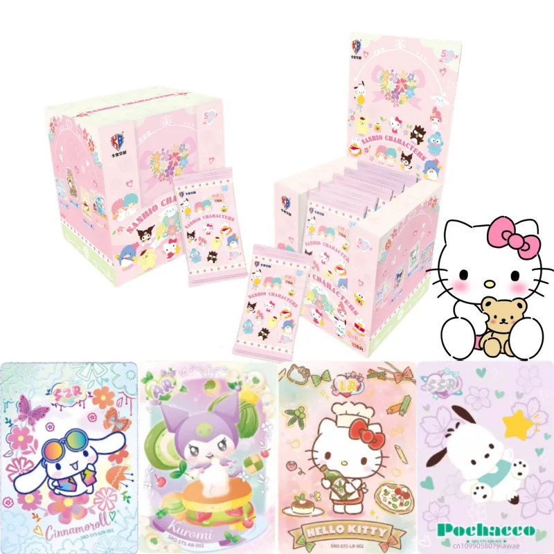 

Новая коллекция Sanrio Polaroid Wink Fifth Edition, маленькие карты Kawaii Kuromi, периферийные карты аниме, подарок на праздник