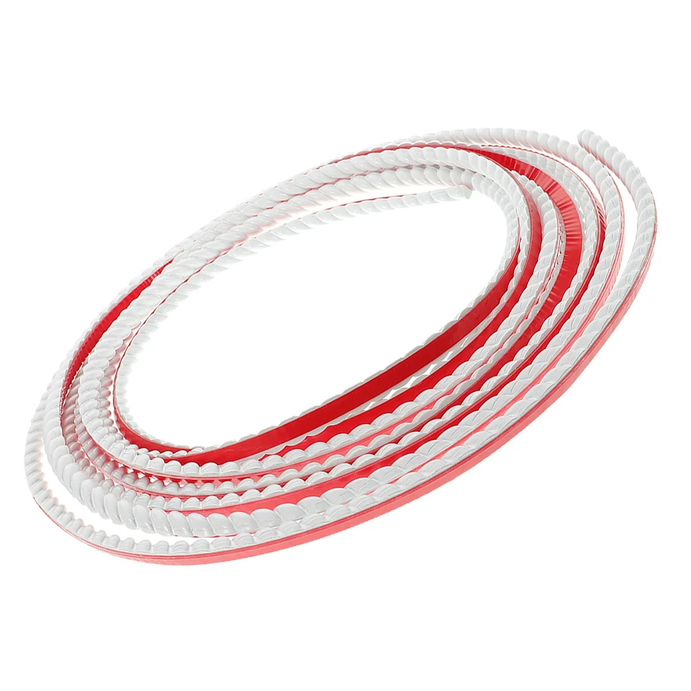 

Embossment Molding Trim Wall Trim Adhesive Flexible DIY Peel and Stick for Home Decoration 3D Relief Pattern Easy Clean Remove