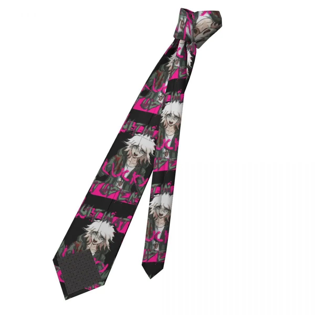 Nagito Komaeda De Ultieme Unisex Stropdas Fashion Polyester 8 Cm Breed Danganronpa Hals Voor Mannen Suits Accessoires Gravatas