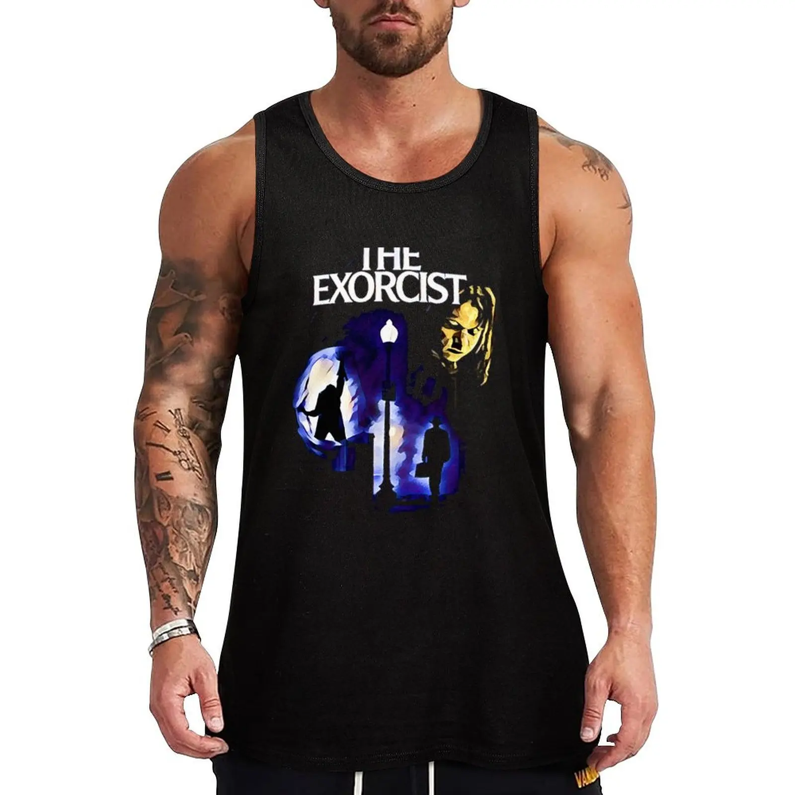 

The exorcist Tank Top gym Men's t-shirts quick-drying t-shirt Top summer singlet for men