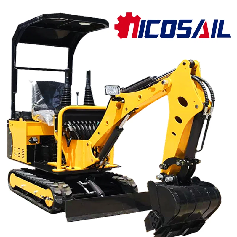 Customized EPA Mini Excavator NKS 0.8 Ton For Sale Hydraulic Crawler Small Digger Prices China Factory Mini Excavators Color