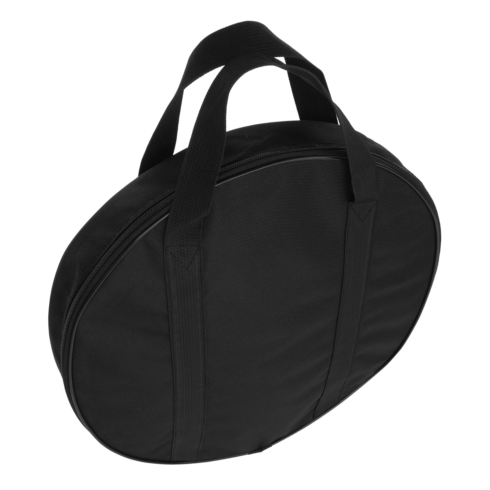 

1pc Single Layer Gong Bag Black Oxford Cloth Waterproof Portable Instrument Carrier Cymbal Holder Storage Protector Musical