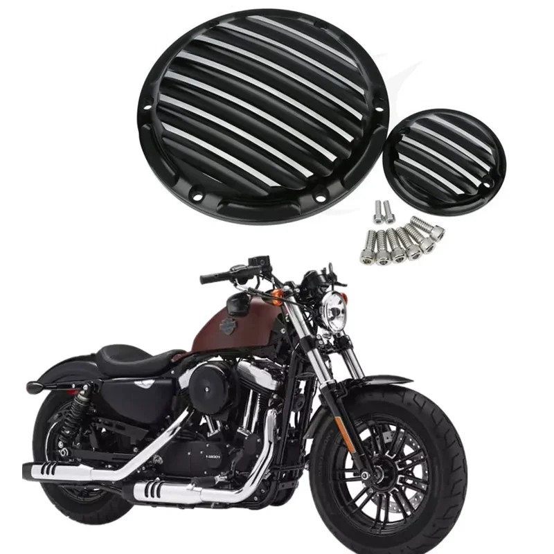 MOTO For Harley Sportster 1200 Seventy Two 2004-2017 Iron 883 1200 Forty Eight  448 72 Motorcycle Timing Timer Derby Covers