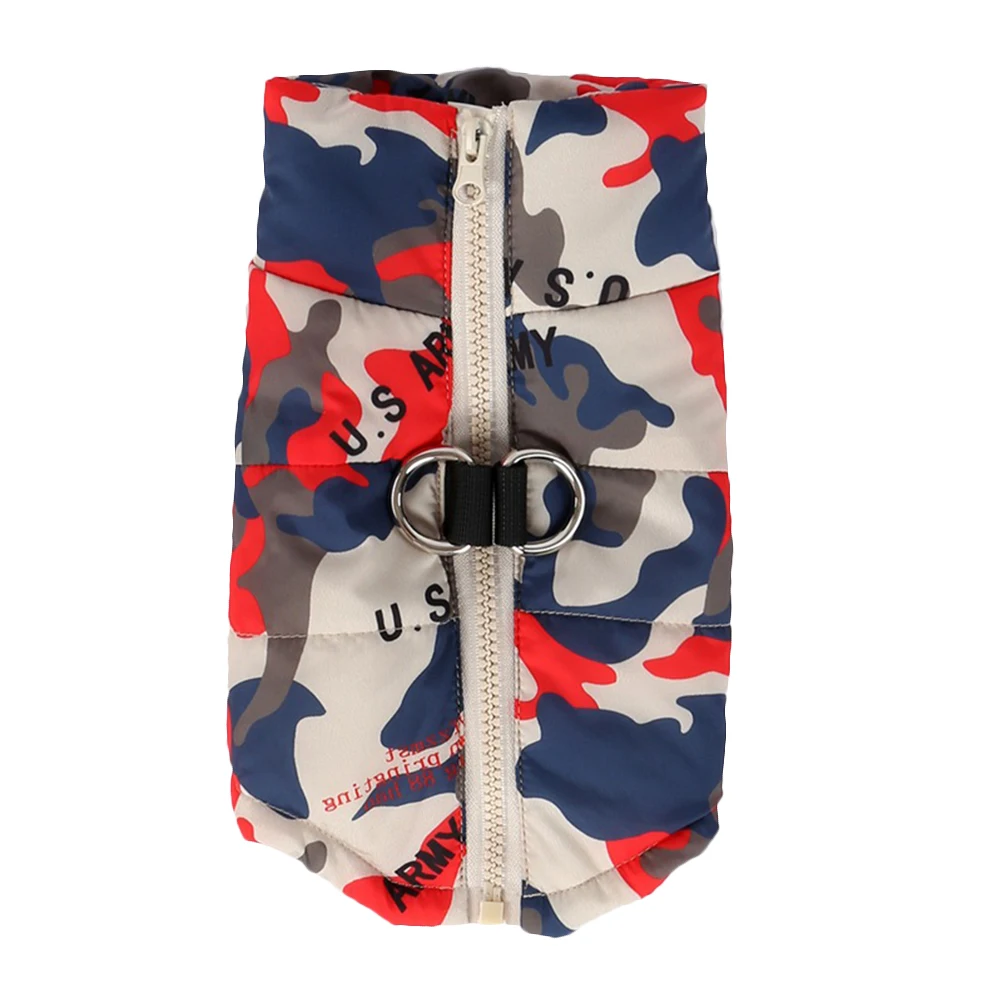 

Pet Dog Jacket Puppy Winter Coat Breathable Waterproof Durable Warm Red Camouflage Size 3xl Pet Supplies Dog Jacket