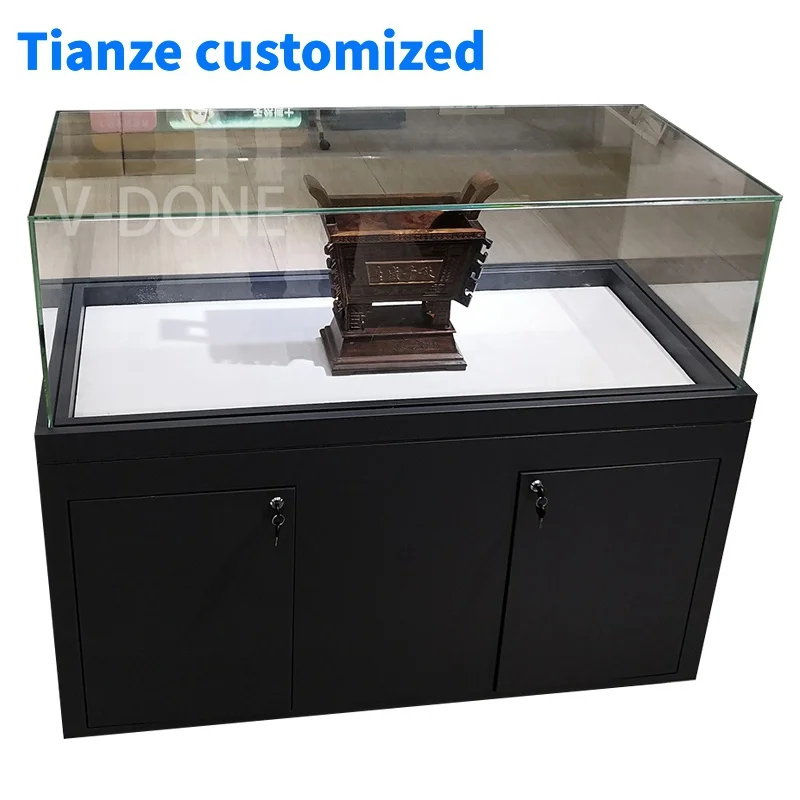 

[Customized]museum display cabinets museum 3d showcase glass display cabinet