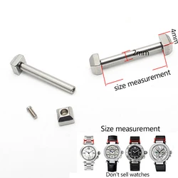 16mm 18mm 20mm 22mm Watch Accessories for Cartier PASHA Connecting Rod Lug Screw Table Ear Silver Watchmaker Repair With Tools