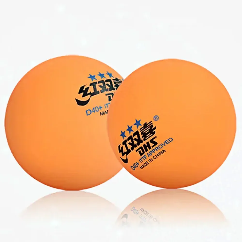 Оригинальный DHS D40 + шарик для пинг-понга, 3-звездочный ABS, новый материал, мяч для настольного тенниса, специально для WTT