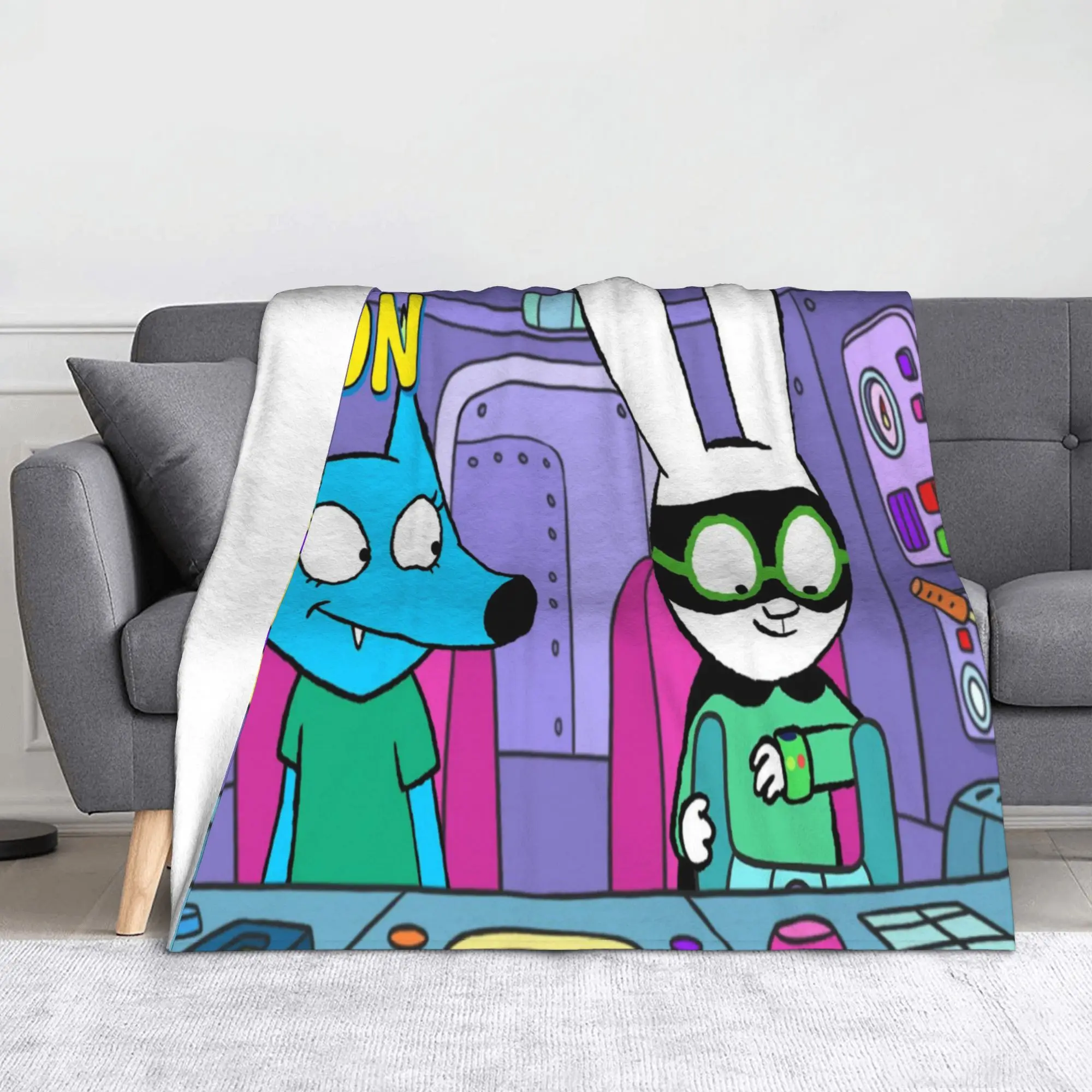 Simon Super Rabbit Merch Blanket Super Soft Warm  Throw Blankets for Bed 50x60 Inches Multiple Sizes Bedspread