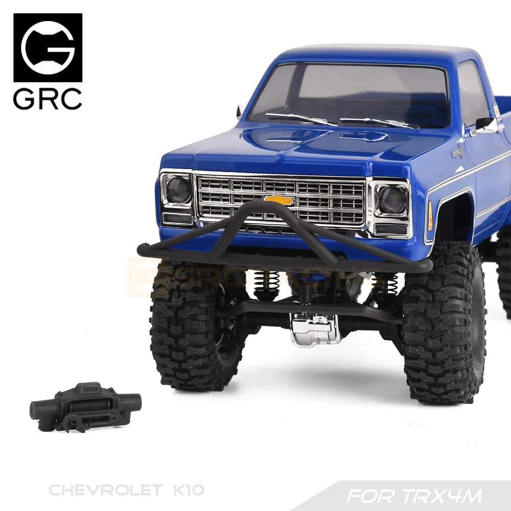 KXRC Plastic Competition Front Bumper TRX4M Body Accessories for 1/18 RC Crawler Car Traxxas TRX4M Chevrolet K10 Upgrade Parts