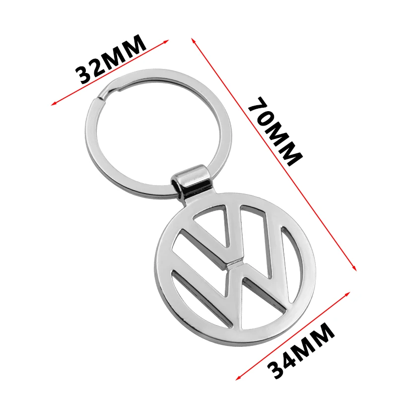 Car Logo Emblem Styling Keyring Keychain Auto Accessories For Volkswagen Golf 4 Motion MTM Blue Motion Polo TSI TDI R32 MK4 GTI