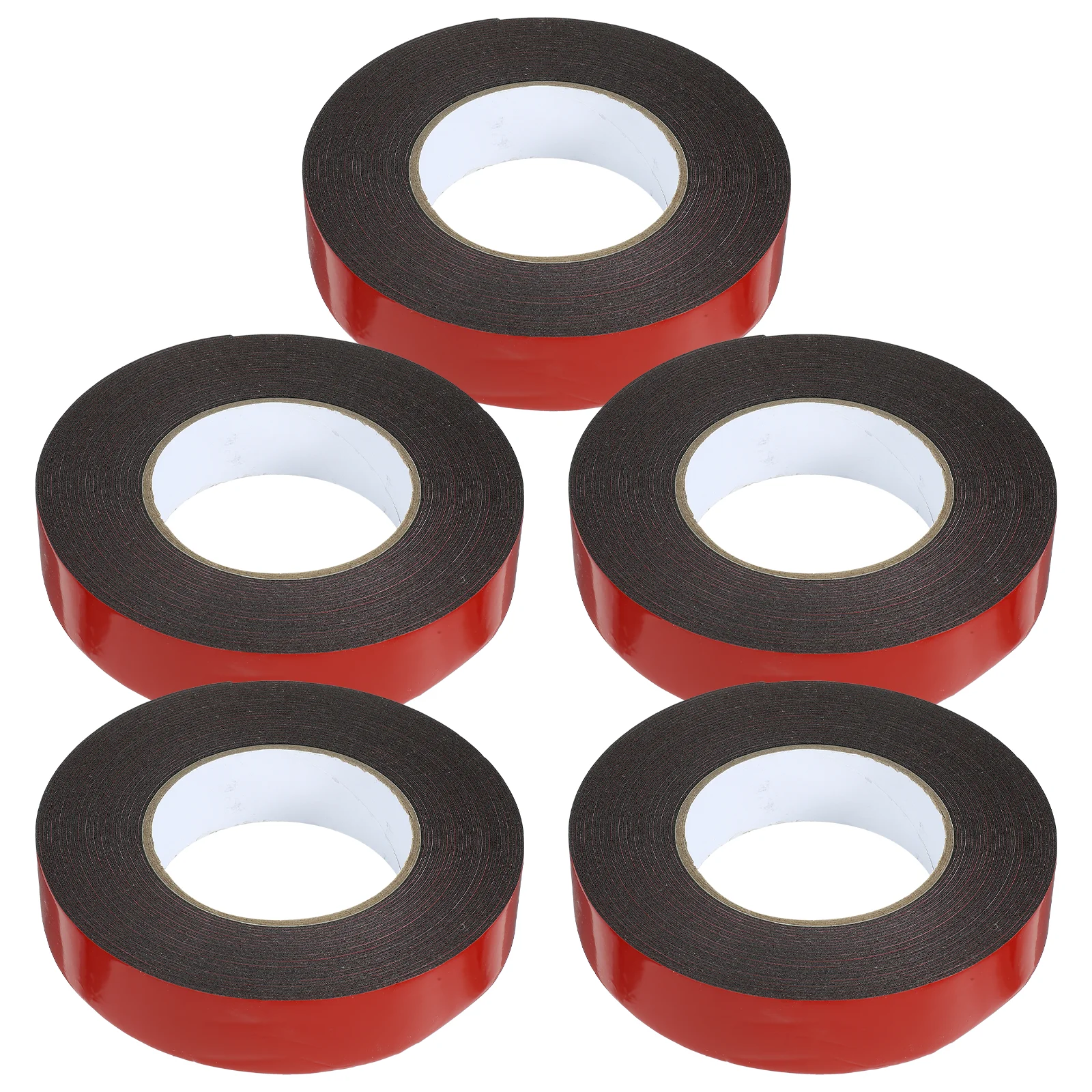 

5 Rolls Double-sided Tape Adhesive Sponge Glue Automotive Heavy Duty Mounting Office