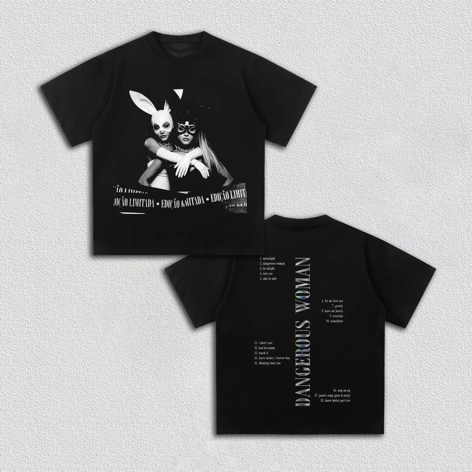 Camiseta del álbum Dangerous Woman del cantante Ariana Grande, 10.º aniversario, 2026, camiseta de algodón unisex para hombre y mujer, camiseta Y2k, camisetas para fanáticos