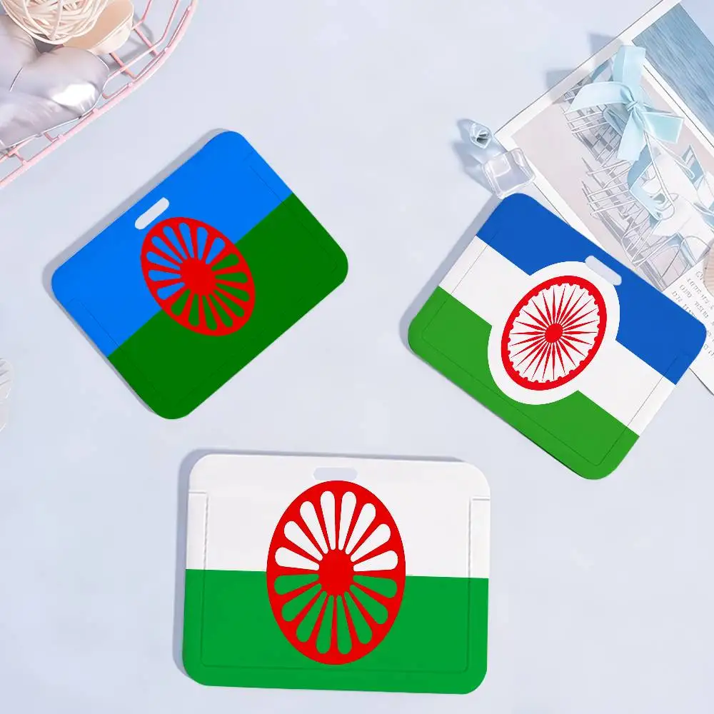 Gypsy Flag Logo Card Holder Student Campus Meal Cards Public Transport Subway Cardcase