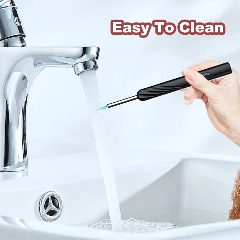 Smart Visual Spoon With HD Camera NE16 Wireless Earpick Split Spoon Head USB C Charging Ear Wax Removal Tools WIFI Connection