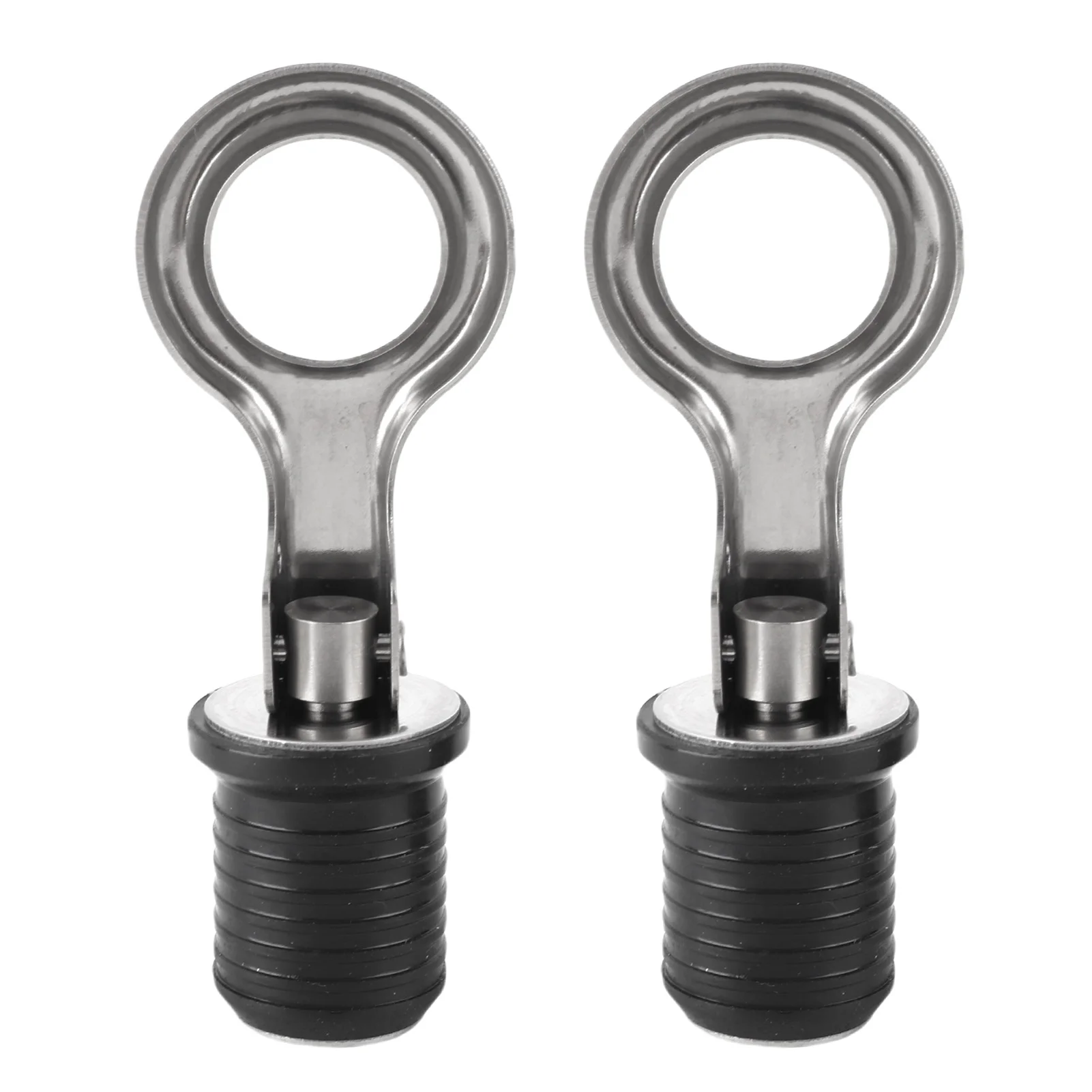 

Boat Drain Plug 1in Stainless Steel Rubber for Boat Yacht Watertight Seal Snap Handle Hull Livewell OEM Replacement Part