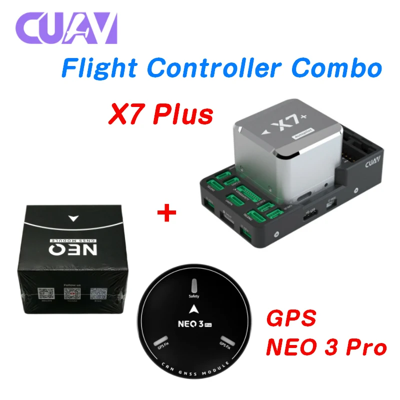 

CUAV X7+ Flight Controller NEO GPS Pixhawk Open Source PX4 ArduPilot GNSS Combo set For FPV RC Drone Quadcopter