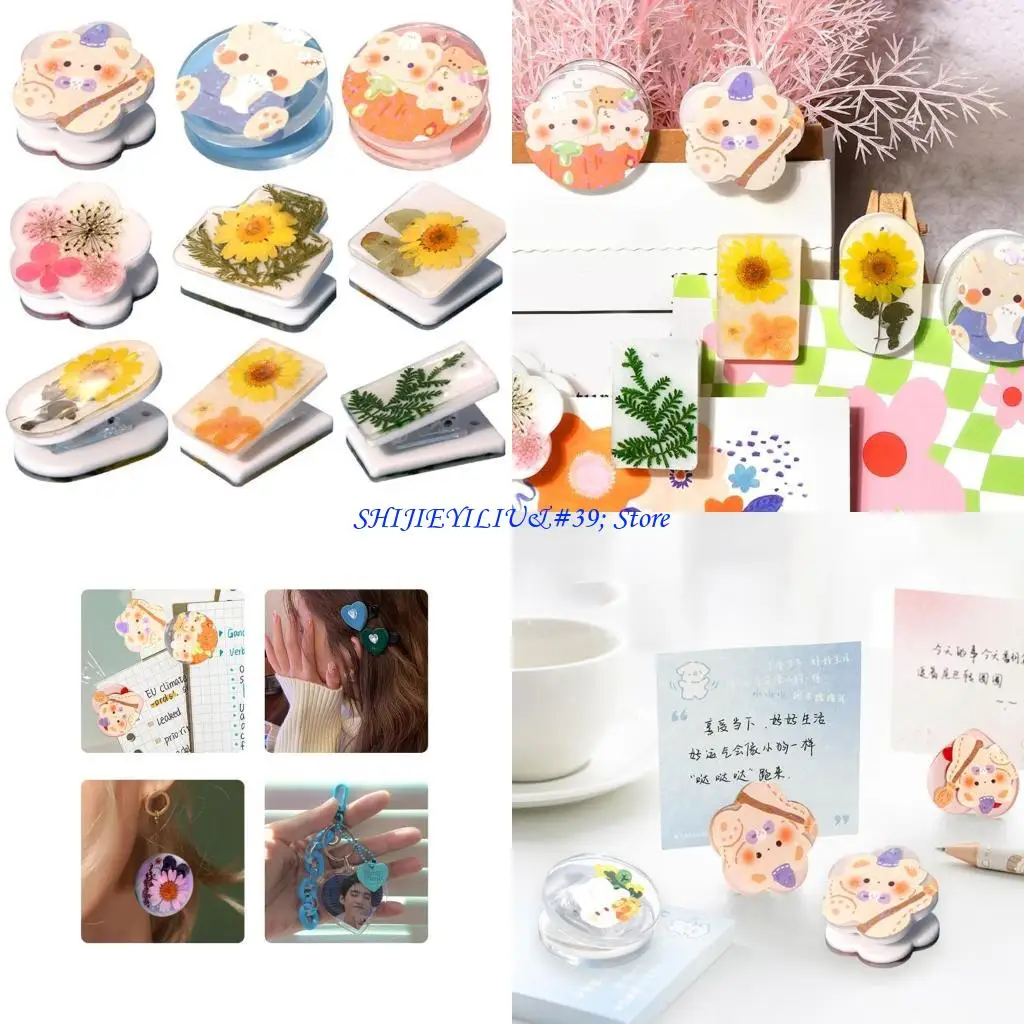 

E21F Заколка для волос силиконовые формы из смолы Смола брелок для DIY ремесел изготовления ювелирных изделий