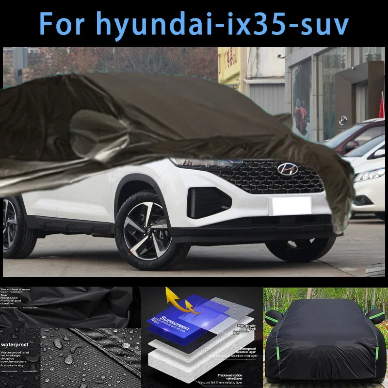 

For hyundai-ix35-suv Outdoor Protection Full Car Covers Snow Cover Sunshade Waterproof Dustproof Exterior Car accessories