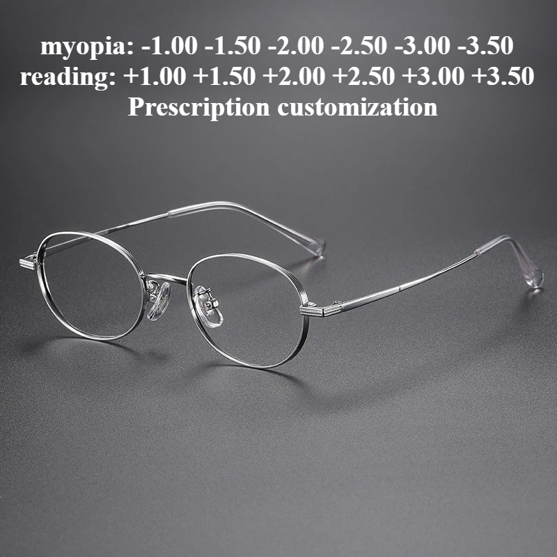 

47 мм новые женские овальные очки с широкими краями, сверхлегкие очки для близорукости, очки для чтения с защитой от синего света