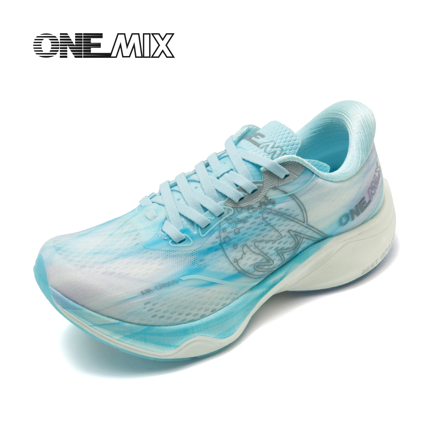 ONEMIX Men's Carbon Board Running Shoes Shock Absorption High Elasticity Breathable Sports Shoes For Comprehensive Training25655