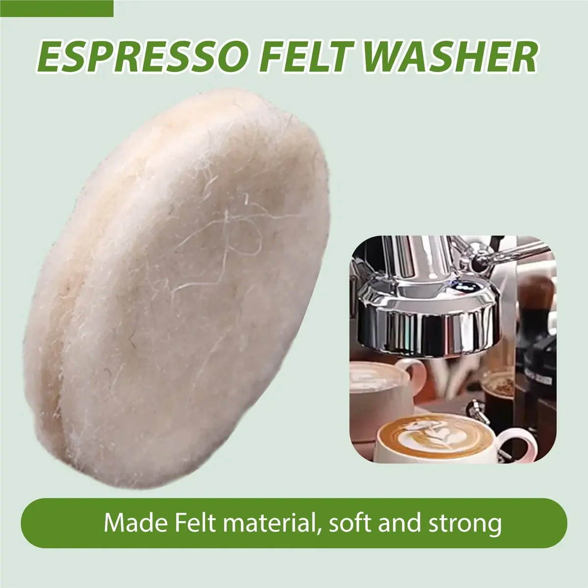 

AA49 Felt Washer for Breville Espresso Machine Grinders Models BES870, BES878, BES880 Number SP0001575, Wool Ring Accessories