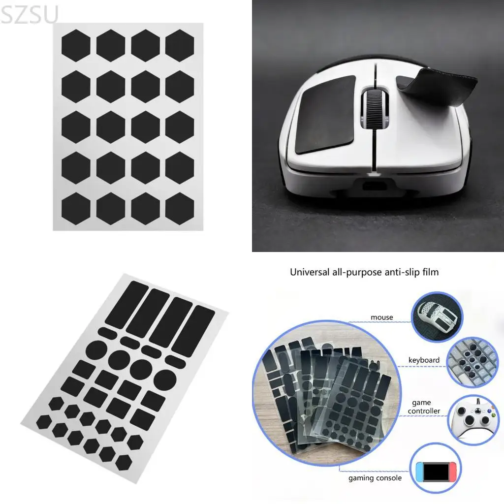 SZSU Customizable Silicone Keyboard And Mouse Protector Stickers Gaming Mouse Grips