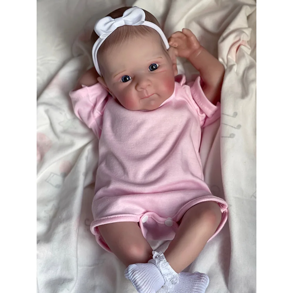 18inch Bebe Reborn Dolls Bettie Soft Body Lifelike Newborn Baby Doll 3D Skin with Visible Veins Muñecas Bebe Reborn para niñas