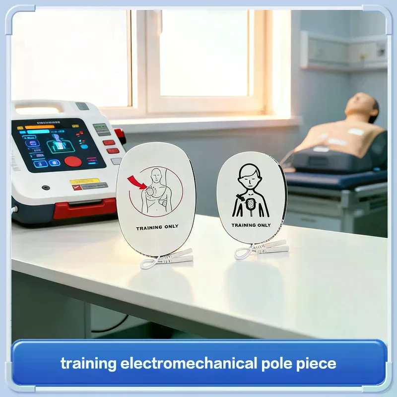 

1 пара патчей для тренировок AED, сменные подушечки для обучения оказанию первой помощи, универсальный тренировочный тренажер для взрослых и детей