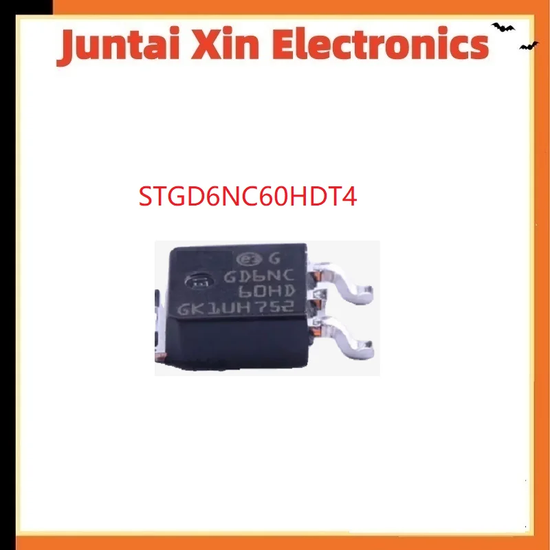 10PCS/LOT STGD6NC60HDT4 SOT252 New Original In Stock