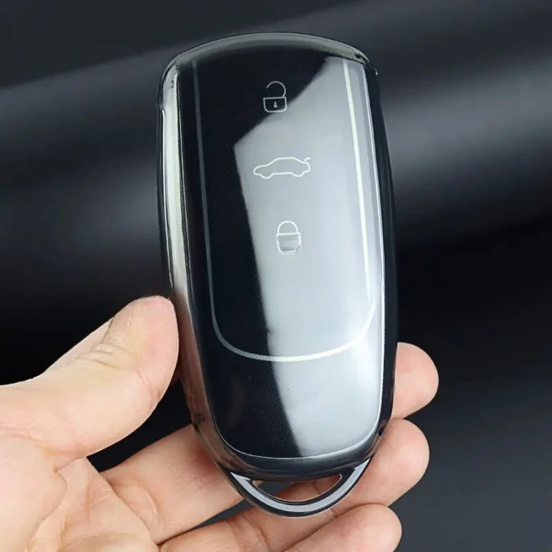 Penutup Casing Kunci Mobil Lembut untuk Chery Tiggo 8 Pro Tiggo 8plus New 5 Plus 7 Pro 4 Tombol Pelindung Kunci Pintar Tanpa Kunci